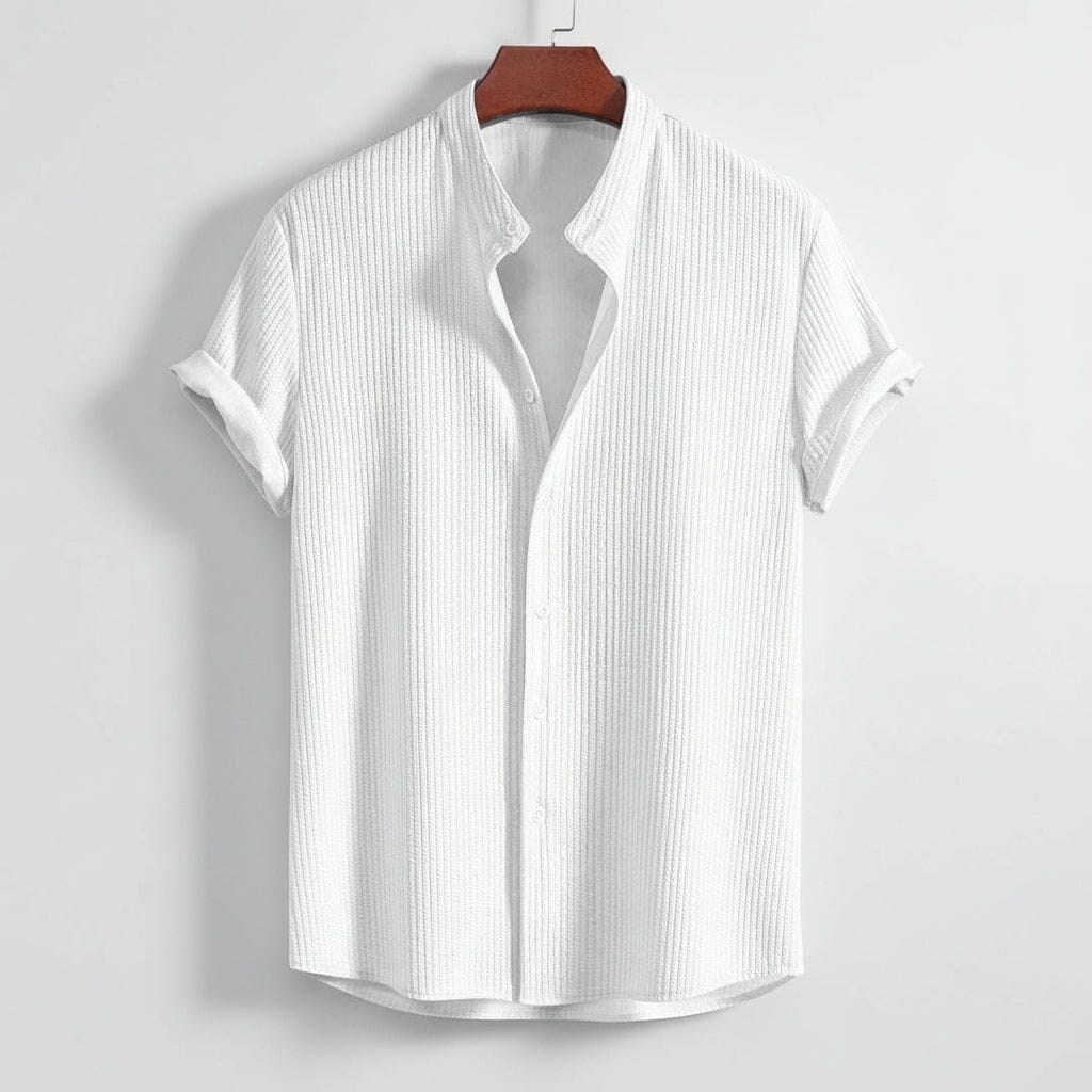 Polo Hampton Kragenhemd Edelherr Weiß S 