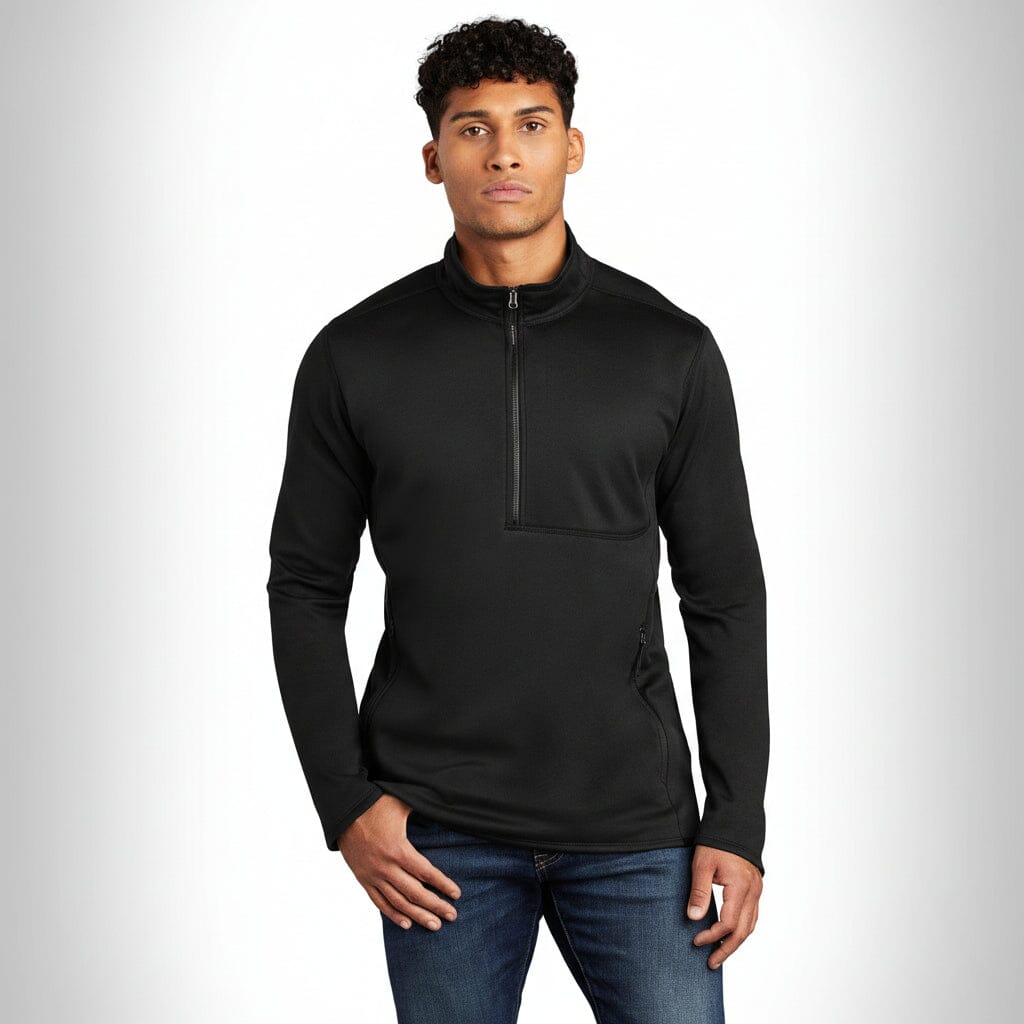 Skyline 1/2-Zip Fleece Edelherr Schwarz S 