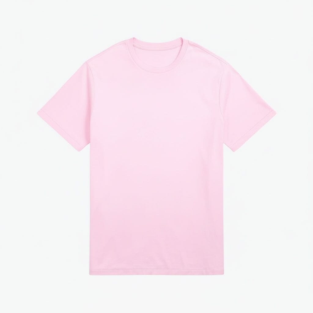 Soft Cotton Rundhals-T-Shirt Edelherr Rosa S 