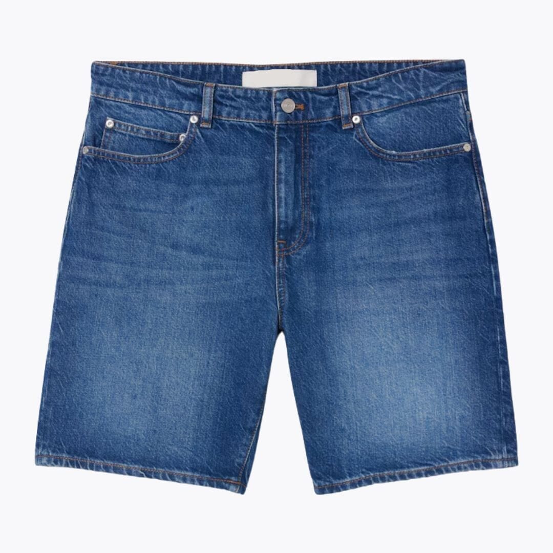Straight Fit Denim Bermuda-Shorts Edelherr Denimblau S 