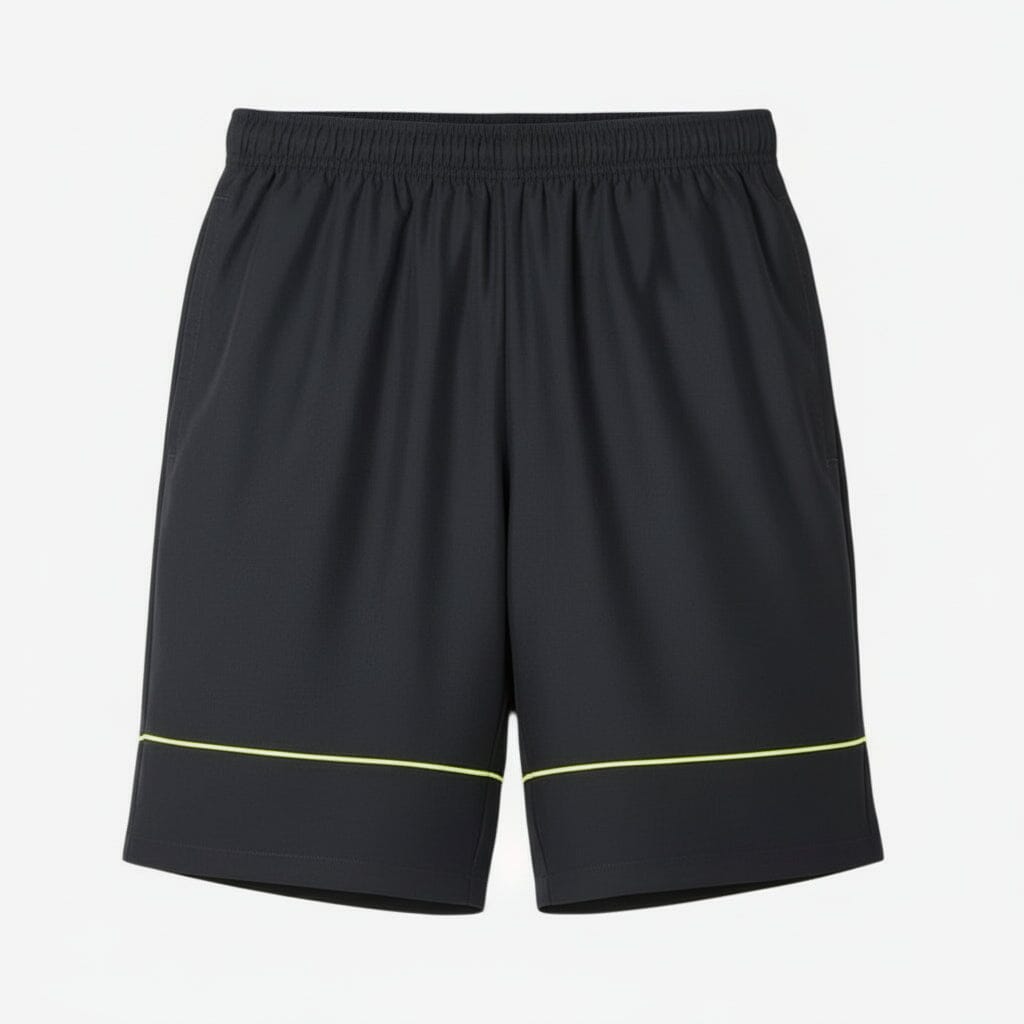 Tennisshorts aus Taft mit Diamantmuster Edelherr Schwarz S 