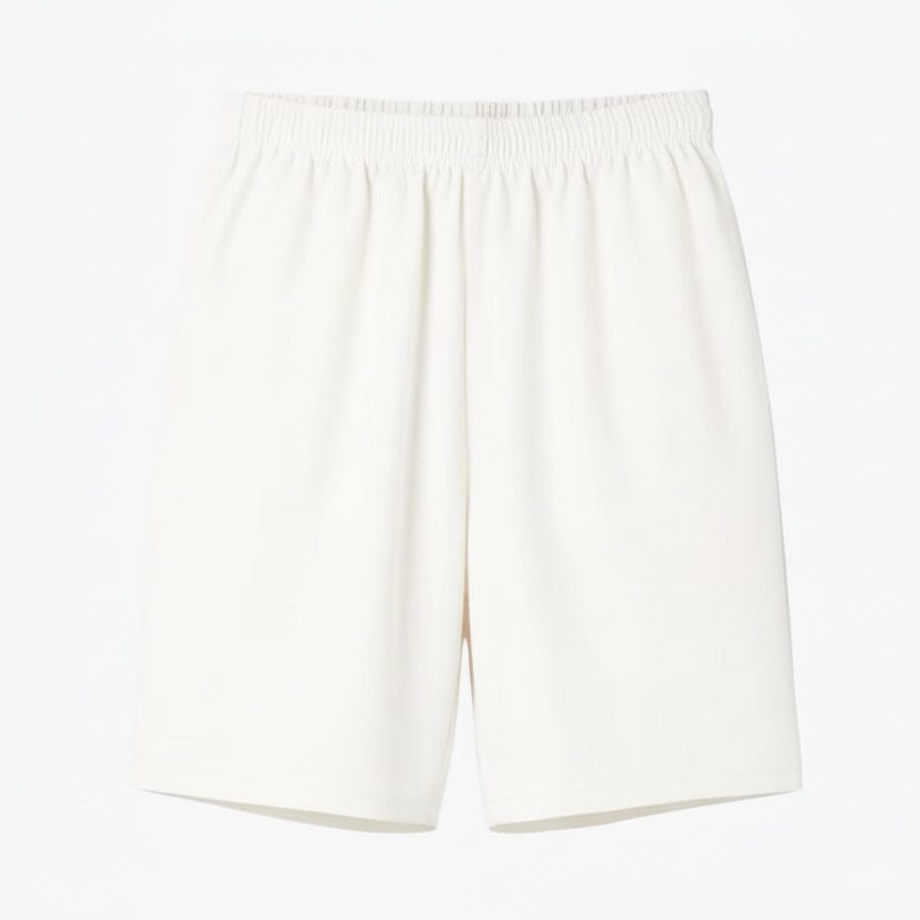 Tennisshorts aus Taft mit Diamantmuster Edelherr Weiß S 
