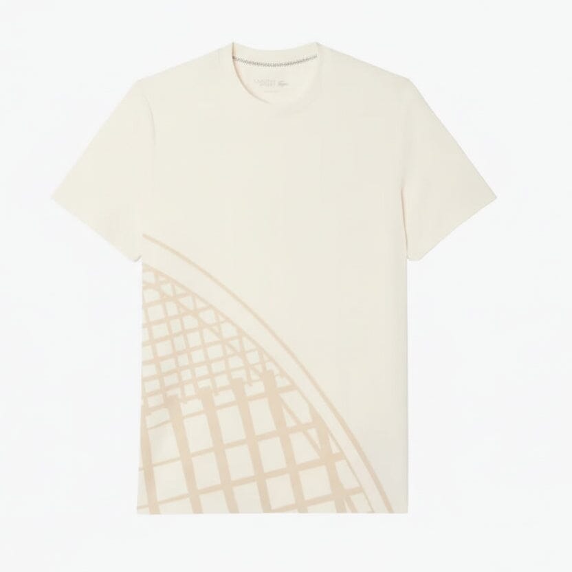 Ultra Dry bedrucktes Tennis-T-Shirt Edelherr Weiß S 