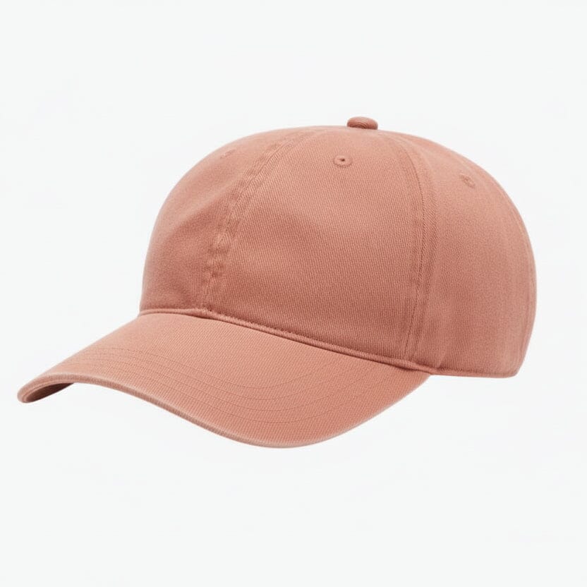 Washed Cotton Twill Cap Edelherr Terrakottabraun 