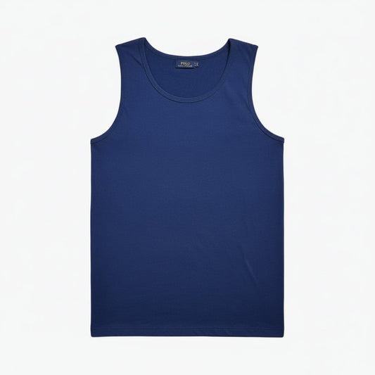 Washed Jersey Tank Edelherr Marineblau S 