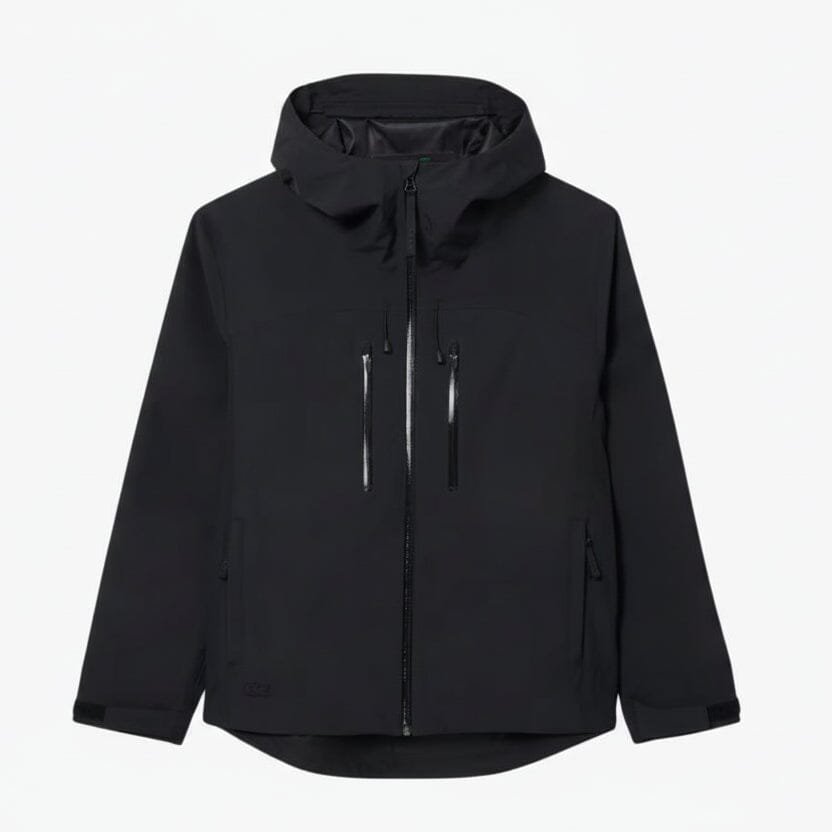 Wasserdichter und winddichter Parka mit Kapuze Edelherr Schwarz S 