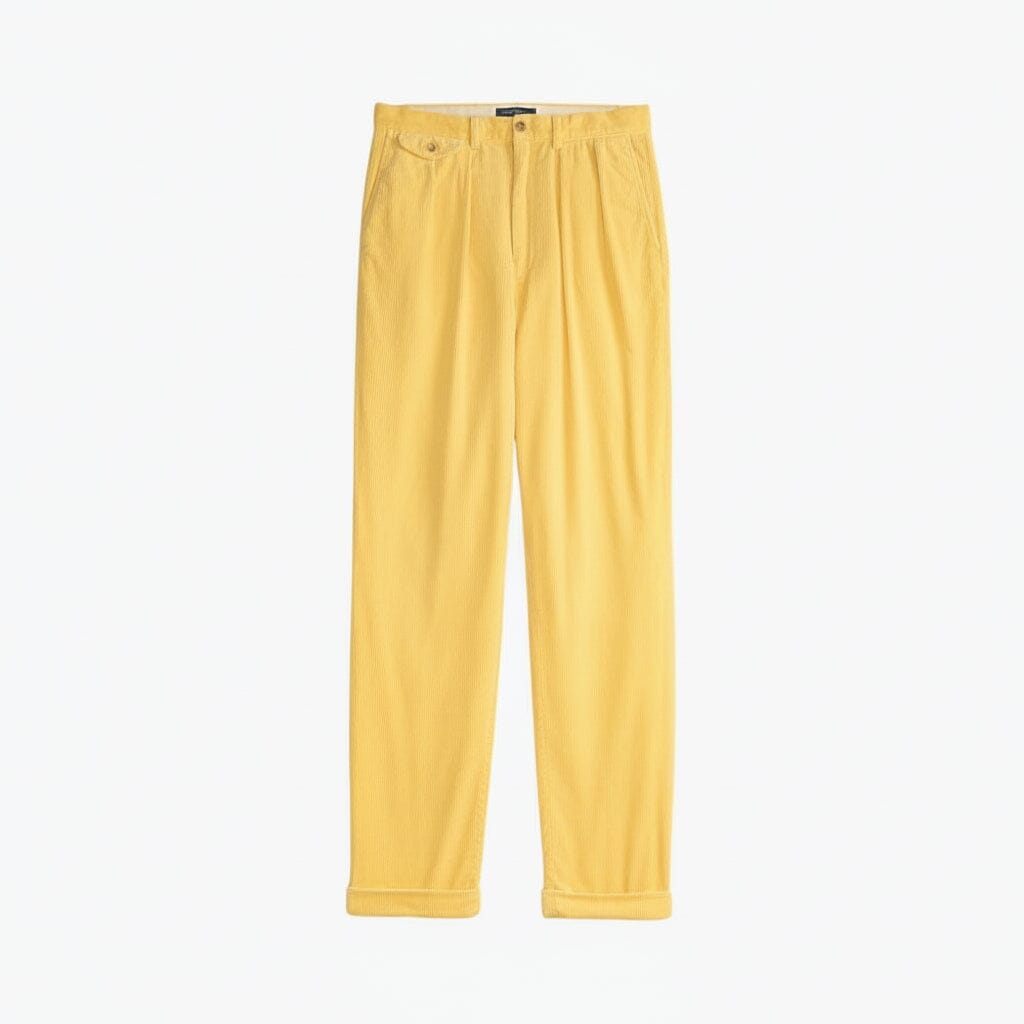 Whitman Cordhose mit entspannter Passform Edelherr Gelb 28 