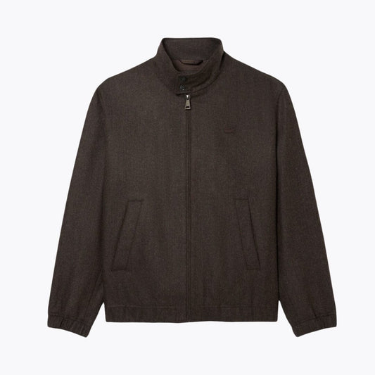 Woll-Harrington-Jacke Edelherr Braun S 