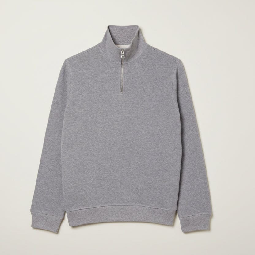 Zip-Up High Neck Sweatshirt Edelherr Leicht beheizt S 